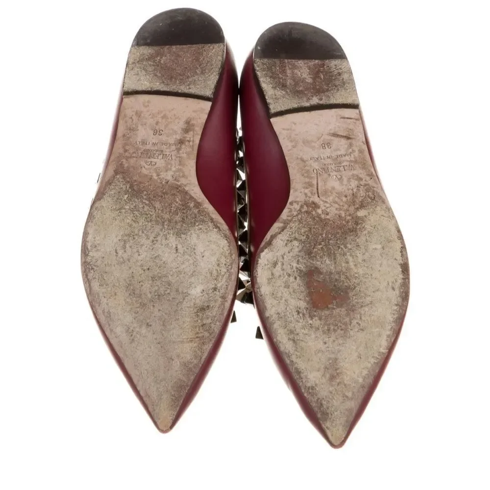 Authentic genuine Valentino Rockstud flat